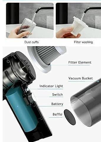 Portable Air Duster Wireless Vacuum Cleaner - zynocruze