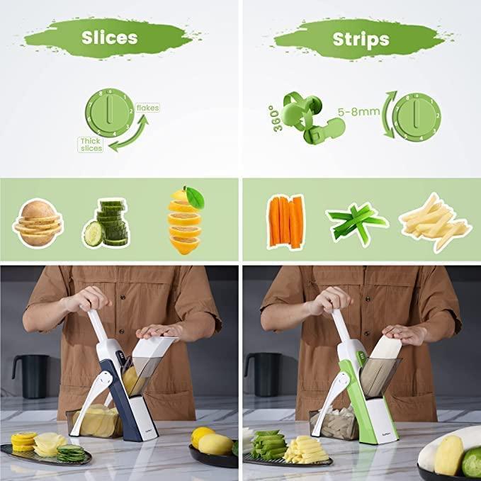 All in 1 Multi-Purpose Mandoline Slicer - Zynocruze