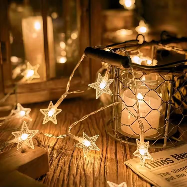 Serial String Star Lights for Decoration - Zynocruze