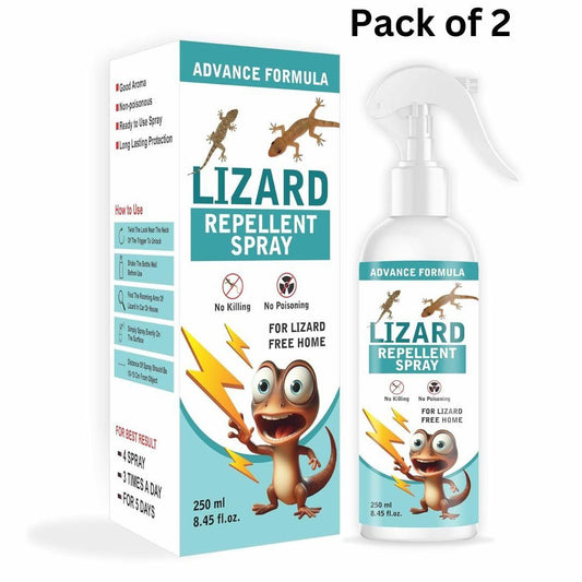 Lizard Repellent for Home Spray Pest Control 250ML (Pack of 2) - Zynocruze