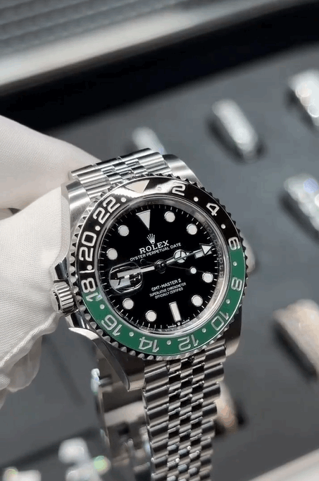 2024 Rolex GMT-Master II Black-Green Bezel | 5-Link Stainless Steel Bracelet