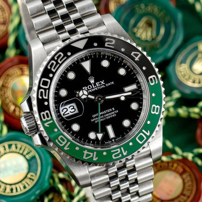 2024 Rolex GMT-Master II Black-Green Bezel | 5-Link Stainless Steel Bracelet