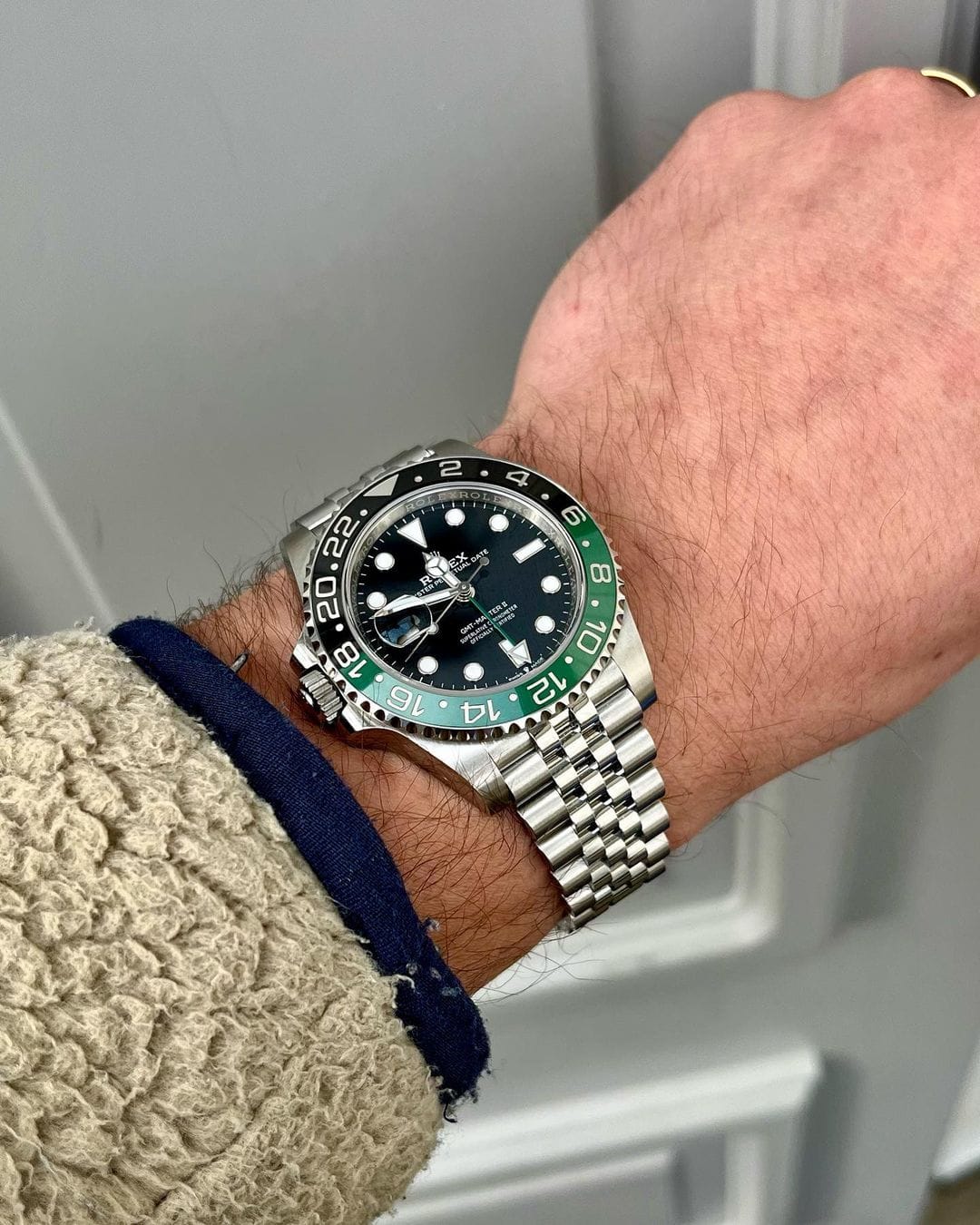 2024 Rolex GMT-Master II Black-Green Bezel | 5-Link Stainless Steel Bracelet