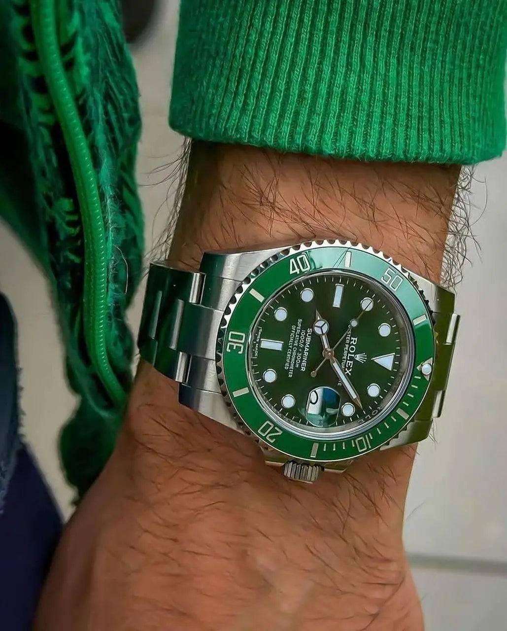 ROLEX Submariner Hulk| Look Premium - zynocruze