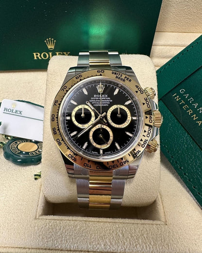 Rolex Cosmography Daytona 126503 - Iconic Dual-Tone Black Dial Watch for Men - Zynocruze