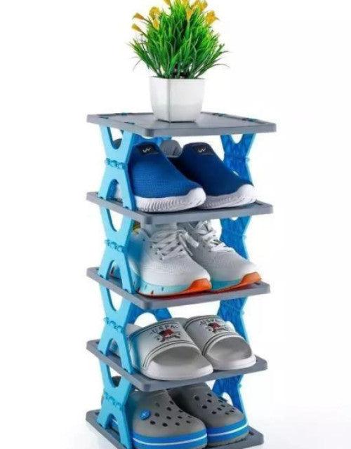 Smart Foldable Shoes Tier Shoe Rack 4 Layer - My Store